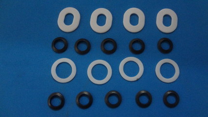 【長期供應白色F4 墊片、耐磨聚四氟乙烯封墊片廠家】價格,廠家,圖片,絕緣板,東莞市力拓電子材料-